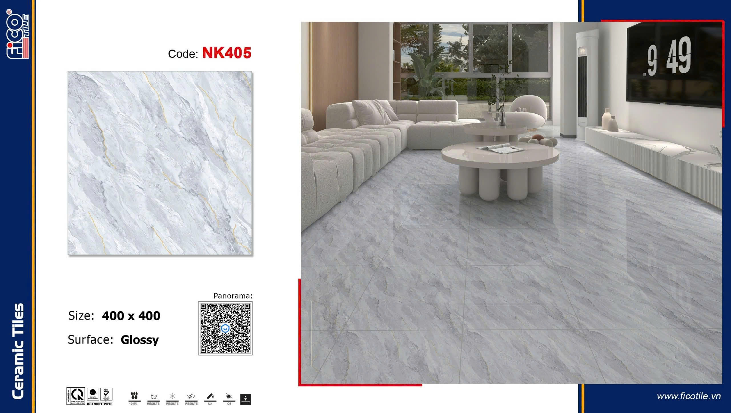 Gạch  lát nền KT60x60